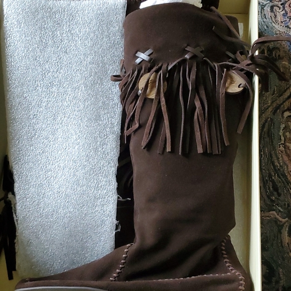 True Religion Brand Moccasin Boots - Picture 4 of 6